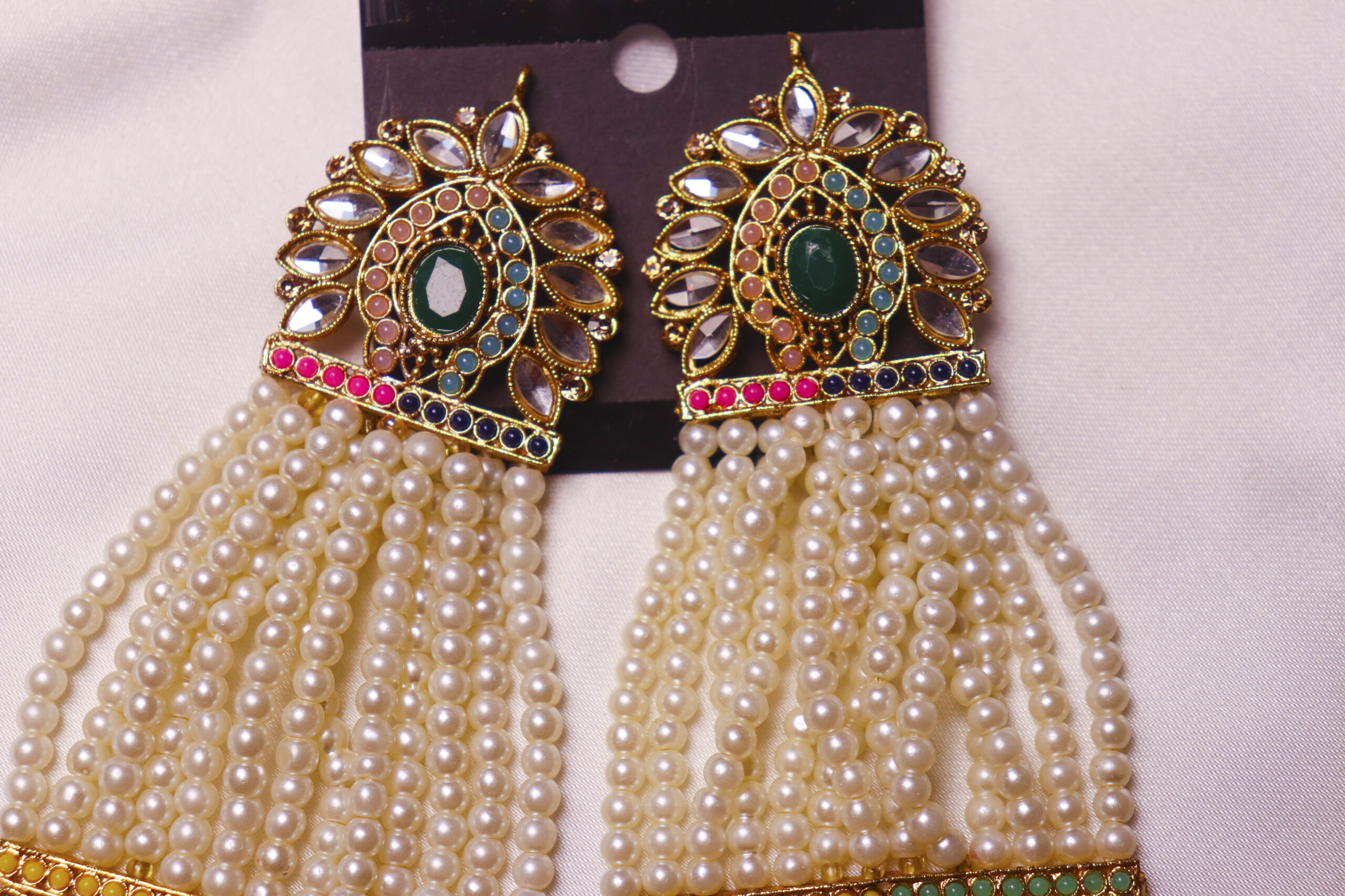 Traditional Pakistani Kundan Earrings 💎👂