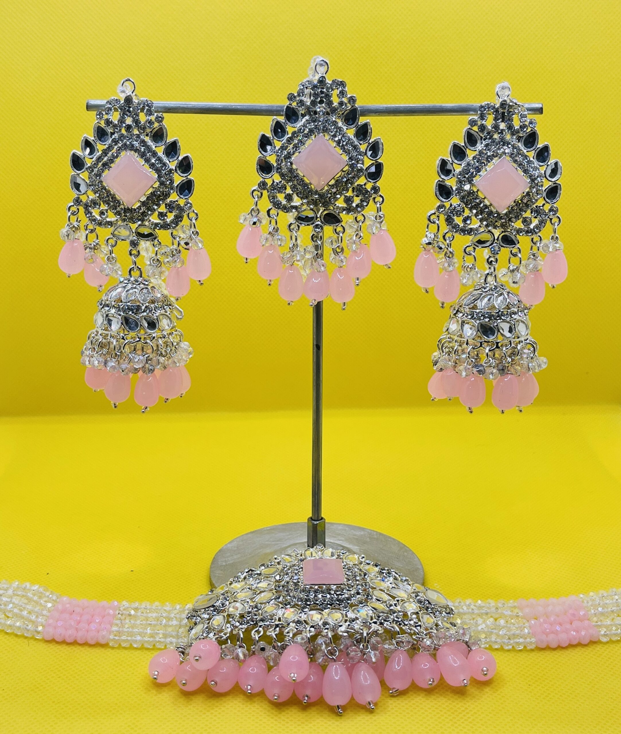 complete pink mala set